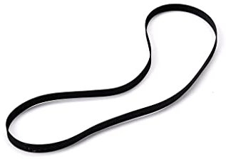 Alnicov Rubber Record Belt,Player Belt with Compatible with Turntable,Phonograph Replacement Belt 49cm/ 19.29in Black