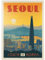 MyPuzzle Südkorea: Seoul, Vintage Poster - Premium 1000 Teile Puzzle - MyPuzzle Sonderkollektion von Anderson Design Group