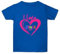 Unisex Zumba Training Wear Heart Print Rundhalsausschnitt Unisex T-Shirt Zumba Class Dance Fitness Kurzarm-Top I Love Zumba Bedrucktes T-Shirt