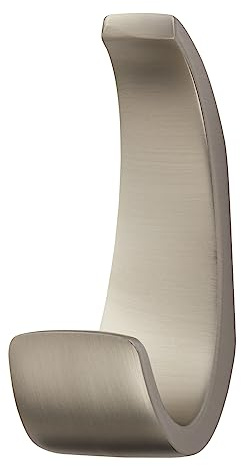 SOTECH Garderobenhaken VETRINO Höhe: 69 x Breite: 24 mm Edelstahloptik | Kleiderhaken modern aus Zinkdruckguss stabiler Wandhaken auch für schwere Jacken