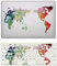 Coque Compatible avec MacBook Pro 13 Pouces 2020 2019 2018 2017 2016 Version A2338 M1 A2289 A2251 A2159 A1989 A1708 A1706, Étui Rigide Protecteur en Plastique et Housse de Clavier, Carte colorée