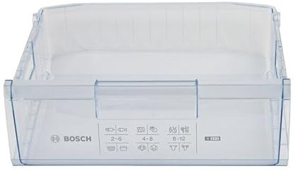 LUTH Premium Profi Parts Cajón compatible con depósito de alimentos Bosch 00660069 450 x 155 x 395 mm para congelador
