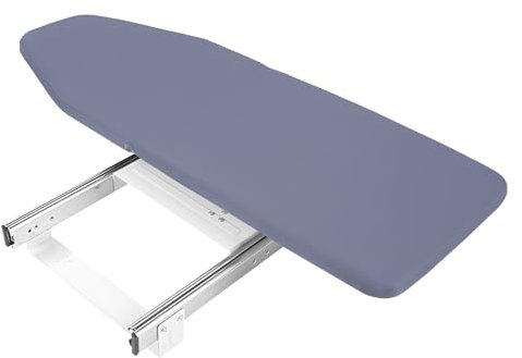 Loobiiny Tabla de planchar de mesa, tabla de planchar retráctil, con rotación de 180°, armario plegable extraíble para guardar tabla de planchar extraíble, tabla de planchar de pared, tabla de