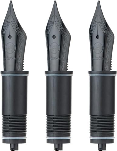 Asvine 3 PCS Fountain Pen Black Nib, Size 6 Medium Nib V169, P20, P30 and V126