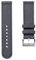 ZULUDIVER Croyde Uhrenarmband aus Segeltuch, Militärgrau, 18 mm