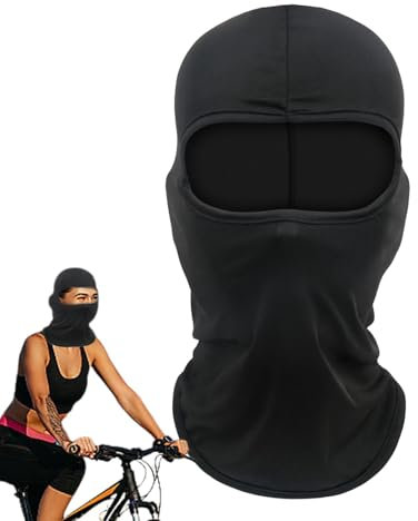 Generisch 4 Stück Vollgesichtsmaske Helm Liner Für Motorrad Radfahren Ski Maske Für Atmungsaktiv Motorrad-Gesichtsabdeckung, Sonnenschutzmaske Neck Gaiter Radfahren Gesichtsmaske