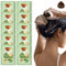 Bubble Plant Hair Dye, 30 ml Botanische Blasen Haarfarbe Shampoo für Frauen Männer 10 Packs/Box (Kastanienbraun)