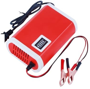 SHEHUALI Caricabatterie per Auto, Caricabatteria Automatico for Auto 12V 6A Caricabatterie rapido Intelligente Batteria al Piombo AGM Gel Accumulatore 65AH 70AH 80A 100AH