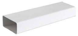EDIL PLAST serie CT126B Tubo bianco da 1,5 mt rettangolare 120x60 mm