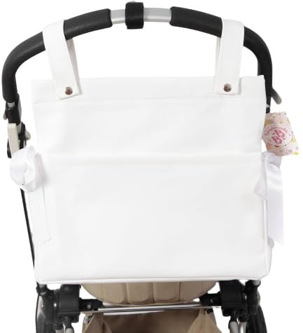 Talega polipiel carrito bebe Color (Blanco roto)
