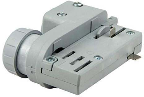 Innovate 3-Phasen Stromschienen Adapter Universal - passend für EUTRAC oder GLOBAL für Schienenstrahler Stromschiene - Lichtschiene - GA69 schwarz