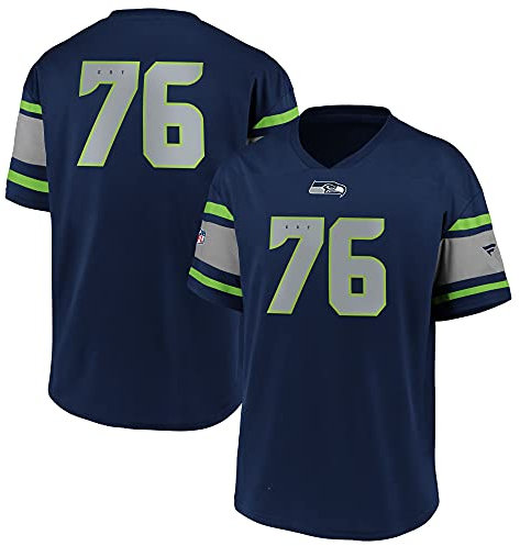 Fanatics NFL Seattle Seahawks Trikot Shirt Iconic Franchise Poly Mesh Supporters Jersey (M)