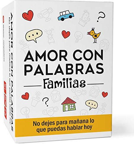 AMOR CON PALABRAS - Familias | Juegos de Mesa para niños y Adultos Que fortalecen los vínculos Familiares creando Conversaciones de Calidad. 2 jugadores