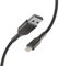 PLAYA Lightning Cable (Braided Lightning to USB Cable compatible with iPhone, iPad, AirPods) MFi-Certified Charging Cable, Braided Lightning Cable Black 2 m