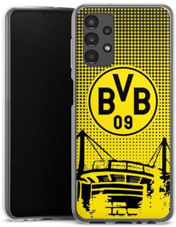 DeinDesign Silikon Hülle kompatibel mit Samsung Galaxy A13 4G Case transparent Handyhülle Stadion BVB Borussia Dortmund