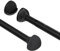Homease Tringle à rideau de douche sans perçage - Extensible - Antirouille - Pour salle de bain, balcon, buanderie - 311-361 cm - Noir