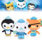 Octonauts Plüschtiere 30cm, Octonauts Weiche Kuscheltiere Plüschtier Cartoon Pinguin Peso Dashi Kwazii Tweak Puppe Spielzeug Geschenk (3 Stück)
