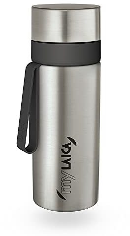 Bottiglia Filtro Acqua LAICA, myLAICA Caraffa Filtrante in Acciaio Inox - Include 1 Cartuccia Filtro Acqua FAST DISC 30 Giorni, per Acqua dal Gusto Ottimo