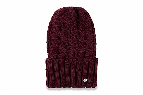 Replay Damen Mütze Strickmütze, Port Wine 247 (Rot), Onesize