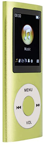 Lettore MP3, Lettore Musicale Digitale Portatile Senza Perdita di Dati, Lettore Musicale MP3 Multifunzionale con Schermo LCD da 1,8, Batteria a Lunga Durata, Supporta Fino a 64 GB (Verde)