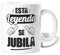 latostadora Taza Divertida para Regalar Esta Leyenda Se Jubila V1 - Tazas de café grandes, graciosas, bonitas para el desayuno - Regalos originales - 325 mL - ref. 5477521