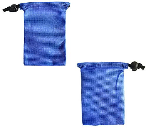 Spinda Wheel Lock Key Storage Pouch - Storage Your Wheel Locks, Nuts, Nut Key, Spare Wheel Lug Nuts, Wheel Lock Key in One Place Blue Colour 5 Pieces