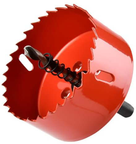Lochsäge 75mm Bi-Metall-Holzbohrer M42 HSS Lochbohrer Dosenbohrer,Lochsäge Bohrkrone mit Trennbarem Bohrer für Metall,Eisen,Aluminium,Holz,Trockenbau, Kunststoff, Faserplatten usw.