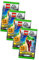 Lego Jurassic World 3 Karten - Sammelkarten Trading Cards (2023) - 4 Booster Sammelkarten