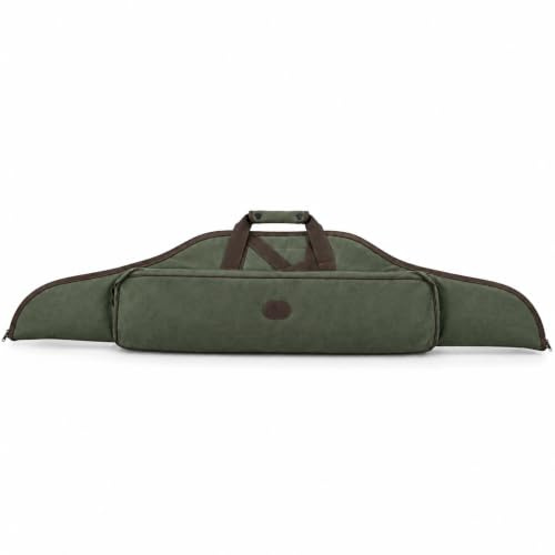 BEARPAW PRODUCTS Bogentasche Recurve Deluxe Forest Green für Recurvebogen | 167 x 32 cm, dick gepolstert und mit großer Außentasche für Pfeilbox und weiteres Zubehör.