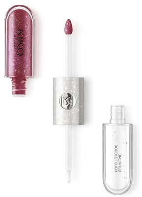 KIKO Milano Unlimited Double Touch 155 - Limited Edition, Zwei-Schritte-Flüssig-Lippenstift Mit Langem Halt