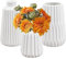 HEKOBAG 3 Stück Keramikvase Weiß Deko Vasen 3 Größen Blumenvase Tulpenvase Keramik Kleine Vasen Tischdeko Dekovase Modern Porzellan Blumenvasen für Pampasgras Trockenblumen Wohnzimmer Hochzeiten