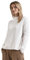 STREET ONE Damen A302787 Pullover Mit Strickmuster, Cream White Melange, 42 EU