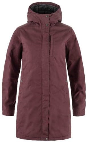 Fjällräven Damen Kiruna Padded Parka, Port, M