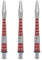 WINMAU Dart Shaft - Triad RX Aluminium Dart Stems - 1 Set pro Packung (insgesamt 3 Dart-Schäfte) - Professionelles Dartzubehör - Rot Medium Schäfte