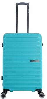 SAXOLINE Reisekoffer – Größe M – Kollektion Fiesta – Maße: 65,5 x 42 x 26 cm – Fassungsvermögen: 72 l – Gewicht: 3,4 kg, türkis, Modisch