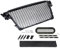 Kühlergrill Frontgrill Wabengrill Sport kompatibel mit A4 B8 8K 2007-2012 mit Emblem und Kennzeichenhalter Für Modelle mit/ohne PDC (Park Distance Control)