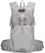 PORRASSO Wanderrucksack Wasserdichter Rucksack 18L Leichter Reiserucksack Hiking Backpack für Damen Herren Trekking Radfahren Klettern Reisen Sport Grau