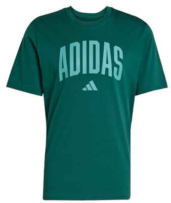 adidas Mens Graphic Logo T-Shirt Collegiate Green XL