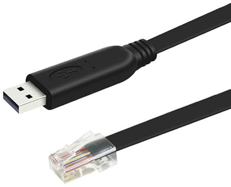 Petit câble de console USB vers RJ45 Câble adaptateur USB vers RJ45 pour un transport facile et une connexion sécurisée 500 cm/300 cm