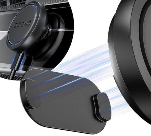 ALAFLY Magnetische Autohalterung Metall für OOONO CO-Driver NO2, Einteilige Integrierte Magnet Halterung, Super Klebepad für Armaturenbrett, Sonnenblende, Glatte Oberfläche für Alle Autos