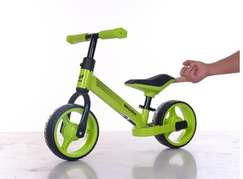 GRELiving Kinder Laufrad,Laufräder Spielzeug für 18 Monate bis 3 Jahre,8-Zoll Kids' Balance Bikes als Geschenk Fuer Jungs und Mädchen,Baby Balance Bike Green (Gruen)