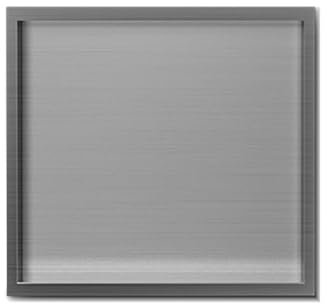 Duschnische aus Edelstahl mit Beleuchtung, in die Wand eingelassene Badezimmer-Organizer-Nische, keine Fliesen erforderlich, wasserdichte Wandnische für die Aufbewahrung zu Hause oder im Hotel (Grau,