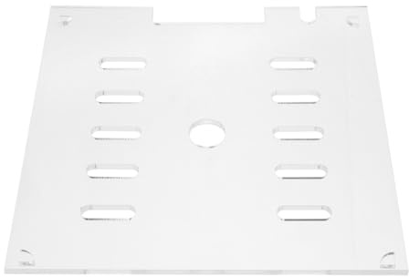 EPIGEIST Tapa Transparente para Acuario 20x20 Cm, Cubierta Superior de Acrílico Antisalto con Panel Cuadrado para Peces, Tortugas y Camarones, Accesorio Ligero y Resistente para Peceras