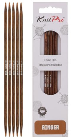 KnitPro Ginger Nadelspiele 6 (15cm) | 3,75mm