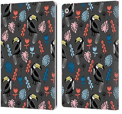 Head Case Designs Licenza Ufficiale Andrea Lauren Design Tucano Tropicale Uccelli Custodia Portafoglio in Pelle Compatibile con Apple iPad 10.2 2019/2020/2021