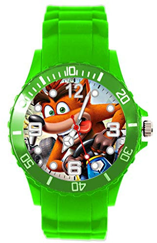 TAPORT Bandicoot-Armbanduhr, Silikon, Quarz, Grün, grün, Riemen