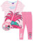 Trolls Poppy Gerade Troll mit ihm T Shirt und Leggings Set, Mädchen, 98-128, Mehrfarbig, Offizielle Handelsware