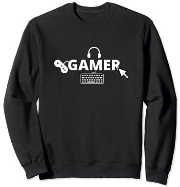 Gamer WASD - Gaming Konsole PC Zocken Videospiel Game Spiel Sweatshirt