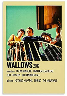 MMMU Wallows Poster / Kunstdruck auf Leinwand, 20 x 30 cm