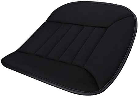 Parthan Auto Sitzauflagen, Autositzkissen, Memory Foam Sitzkissen, Fahrersitzpolster für Auto, Büro, Zuhause, Rollstuhl Sowie Reisen(Schwarz)
